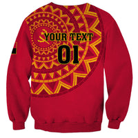 Angola Football Sweatshirt Go Palancas Negras Red Version - Wonder Print Shop
