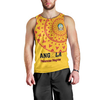 Angola Football Men Tank Top Go Palancas Negras Yellow Version - Wonder Print Shop