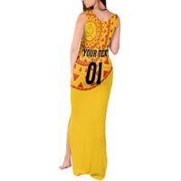 Angola Football Tank Maxi Dress Go Palancas Negras Yellow Version - Wonder Print Shop