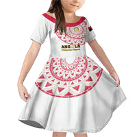 Angola Football Family Matching Mermaid Dress and Hawaiian Shirt Go Palancas Negras White Version - Wonder Print Shop