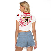 Angola Football Raglan Cropped T Shirt Go Palancas Negras White Version - Wonder Print Shop