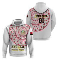Angola Football Zip Hoodie Go Palancas Negras White Version - Wonder Print Shop