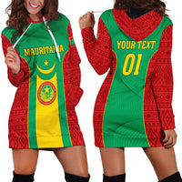 Mauritania Football Hoodie Dress Go Lions of Chinguetti - Wonder Print Shop