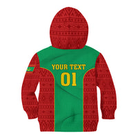 Mauritania Football Kid Hoodie Go Lions of Chinguetti - Wonder Print Shop