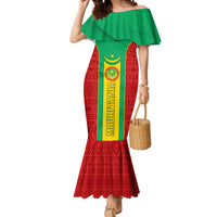 Mauritania Football Mermaid Dress Go Lions of Chinguetti - Wonder Print Shop