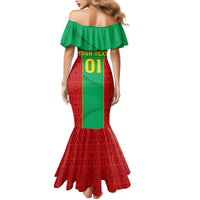 Mauritania Football Mermaid Dress Go Lions of Chinguetti - Wonder Print Shop