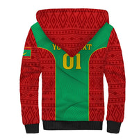 Mauritania Football Sherpa Hoodie Go Lions of Chinguetti - Wonder Print Shop