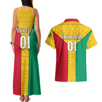 Guinea Football Couples Matching Tank Maxi Dress and Hawaiian Shirt Come On Syli National - Wonder Print Shop