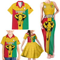 Guinea Football Family Matching Tank Maxi Dress and Hawaiian Shirt Come On Syli National - Wonder Print Shop