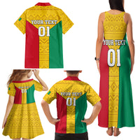 Guinea Football Family Matching Tank Maxi Dress and Hawaiian Shirt Come On Syli National - Wonder Print Shop