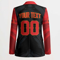 Custom Football 2026 Albania Black Blazer Kuqezinjte Come On