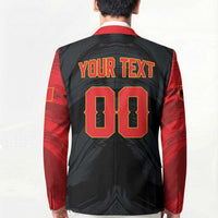 Custom Football 2026 Albania Black Blazer Kuqezinjte Come On