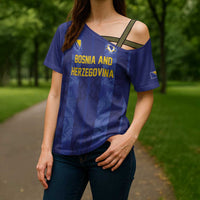 Custom Football 2026 Bosnia and Herzegovina Cross Shoulder Shirt Zmajevi Go Champion