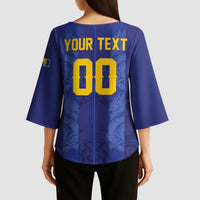 Custom Football 2026 Bosnia and Herzegovina Kimono Sleeve Blouse Zmajevi Go Champion