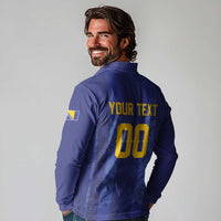 Custom Football 2026 Bosnia and Herzegovina Long Sleeve Polo Shirt Zmajevi Go Champion