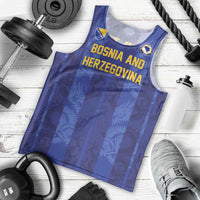 Custom Football 2026 Bosnia and Herzegovina Men Tank Top Zmajevi Go Champion