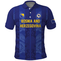 Custom Football 2026 Bosnia and Herzegovina Polo Shirt Zmajevi Go Champion