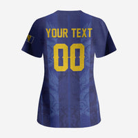 Custom Football 2026 Bosnia and Herzegovina Scrub Top Zmajevi Go Champion