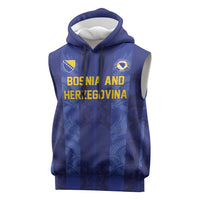 Custom Football 2026 Bosnia and Herzegovina Sleeveless Hoodie Zmajevi Go Champion