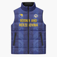 Custom Football 2026 Bosnia and Herzegovina Sleeveless Puffer Jacket Zmajevi Go Champion