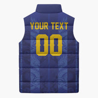 Custom Football 2026 Bosnia and Herzegovina Sleeveless Puffer Jacket Zmajevi Go Champion