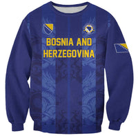 Custom Football 2026 Bosnia and Herzegovina Sweatshirt Zmajevi Go Champion