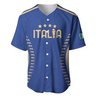 Custom Football 2026 Italia Baseball Jersey Forza Azzurri