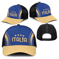 Football 2026 Italia Baseball Net Cap Forza Azzurri