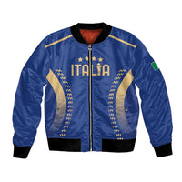 Custom Football 2026 Italia Bomber Jacket Forza Azzurri