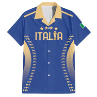 Custom Football 2026 Italia Hawaiian Shirt Forza Azzurri