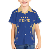 Custom Football 2026 Italia Hawaiian Shirt Forza Azzurri