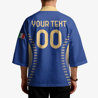 Custom Football 2026 Italia Kimono Forza Azzurri