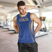 Custom Football 2026 Italia Men Tank Top Forza Azzurri