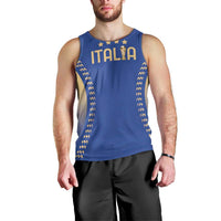 Custom Football 2026 Italia Men Tank Top Forza Azzurri