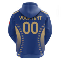 Custom Football 2026 Italia Zip Hoodie Forza Azzurri