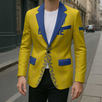 Custom Football 2026 Ukraine Blazer Slava Ukraini