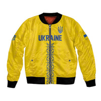 Custom Football 2026 Ukraine Bomber Jacket Slava Ukraini