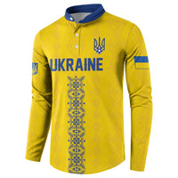 Custom Football 2026 Ukraine Button Sweatshirt Slava Ukraini
