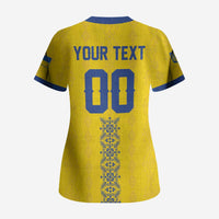 Custom Football 2026 Ukraine Scrub Top Slava Ukraini