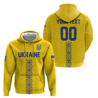 Custom Football 2026 Ukraine Zip Hoodie Slava Ukraini