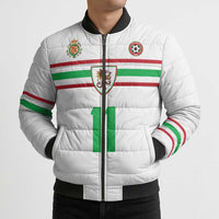 Custom Football 2026 Wales Dragon Bomber Puffer Jacket Cymru Gorau Chwarae Cyd Chwarae