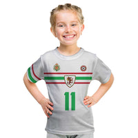 Custom Football 2026 Wales Dragon Kid T Shirt Cymru Gorau Chwarae Cyd Chwarae