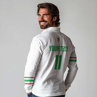 Custom Football 2026 Wales Dragon Long Sleeve Polo Shirt Cymru Gorau Chwarae Cyd Chwarae