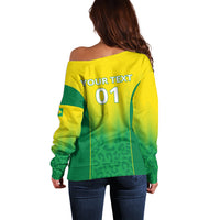 Personalized Brazil 2024 Off Shoulder Sweater Selecao Brasileira - Wonder Print Shop