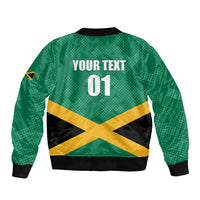Personalized Jamaica 2024 Bomber Jacket Jumieka Reggae Boyz - Wonder Print Shop