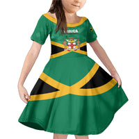 Personalized Jamaica 2024 Family Matching Mermaid Dress and Hawaiian Shirt Jumieka Reggae Boyz - Wonder Print Shop