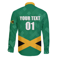 Personalized Jamaica 2024 Family Matching Off Shoulder Maxi Dress and Hawaiian Shirt Jumieka Reggae Boyz - Wonder Print Shop