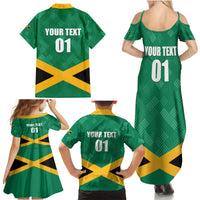 Personalized Jamaica 2024 Family Matching Summer Maxi Dress and Hawaiian Shirt Jumieka Reggae Boyz - Wonder Print Shop