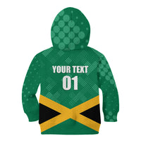 Personalized Jamaica 2024 Kid Hoodie Jumieka Reggae Boyz - Wonder Print Shop
