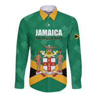 Personalized Jamaica 2024 Long Sleeve Button Shirt Jumieka Reggae Boyz - Wonder Print Shop